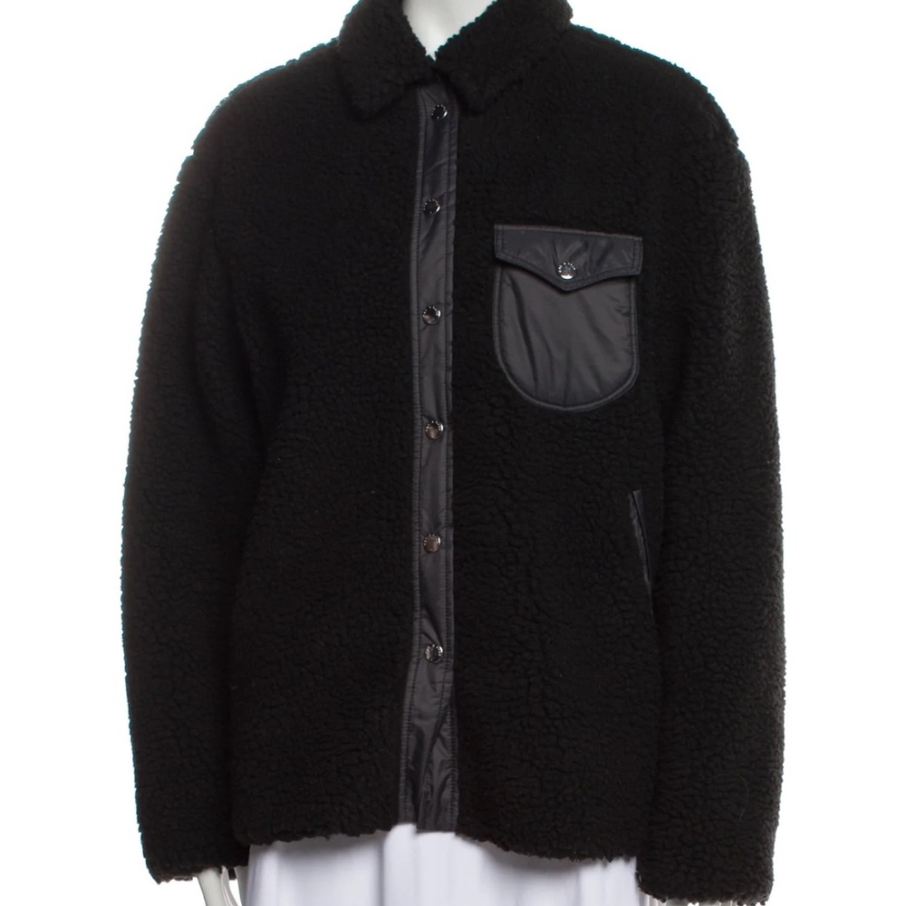 NWT Rag & Bone Elliot Sherpa Shacket – Black - Picture 2 of 6